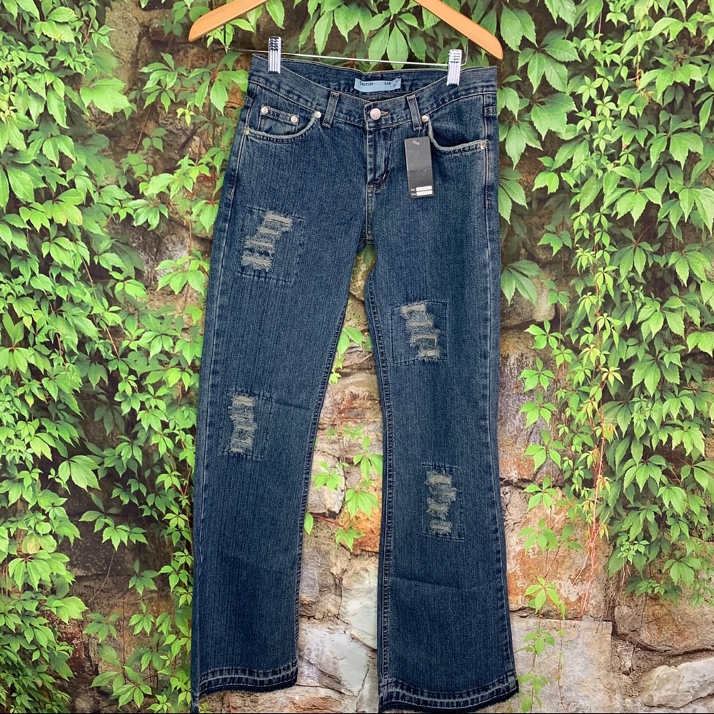 NWT CAUTION STYLE LAB Boot Cut Jeans, US 0 - Picture 3 of 11